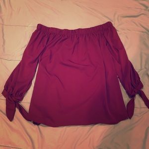 Off the shoulder top